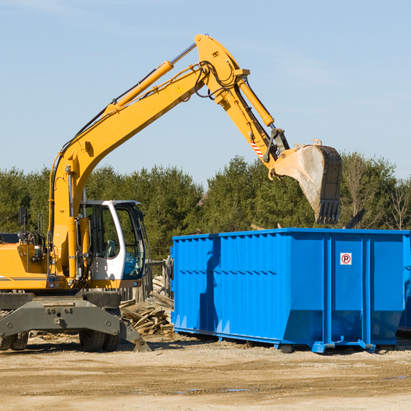 are there any restrictions on where a residential dumpster can be placed in Lynnwood-Pricedale Pennsylvania